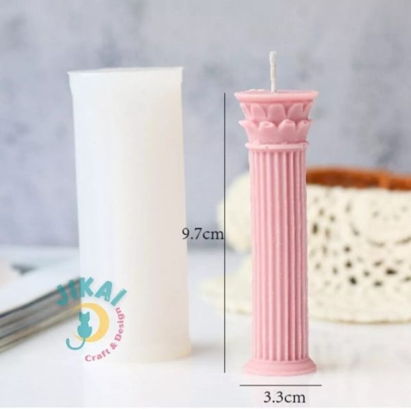 Molde De Vela Columnas | Vela | Jabón | Resina| Manualidades